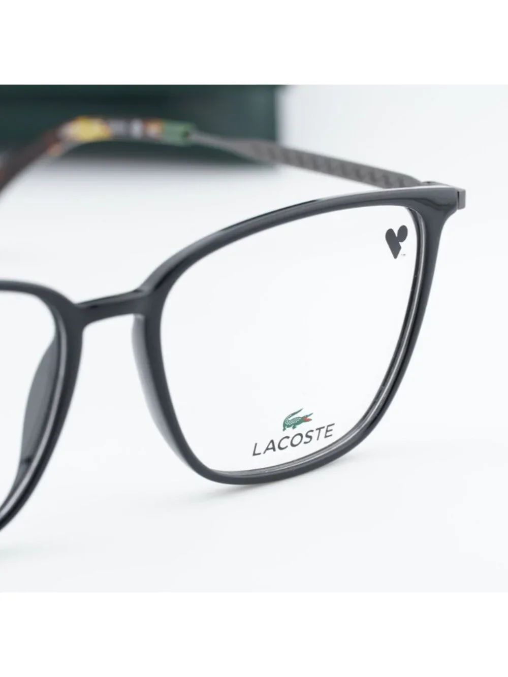 Lacoste L2984 N 001 Square 53mm Eyeglasses - Black